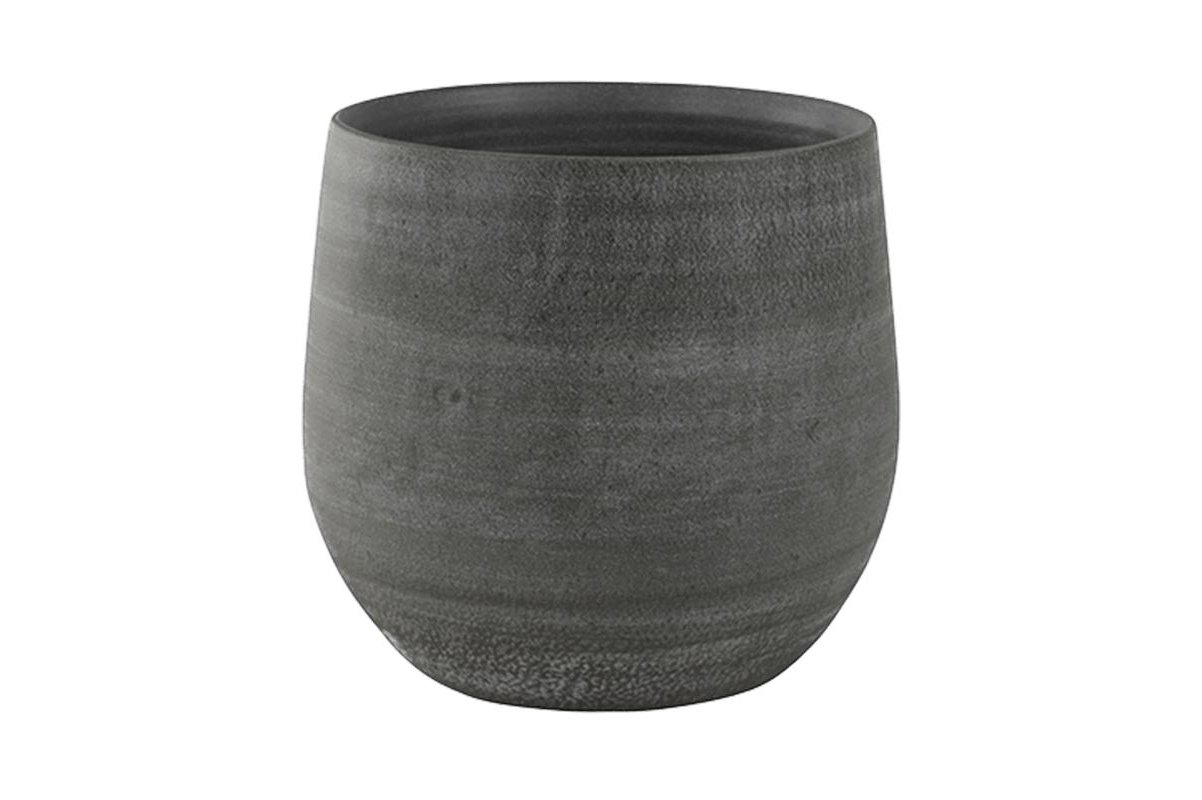Кашпо indoor pottery pot esra mystic grey d36 h32 см