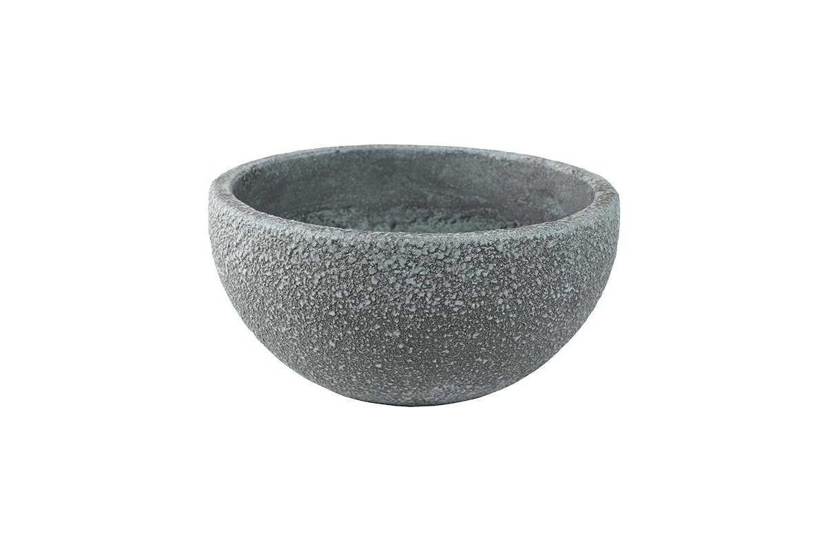 Кашпо sebas (concrete) bowl grey d36 h17 см