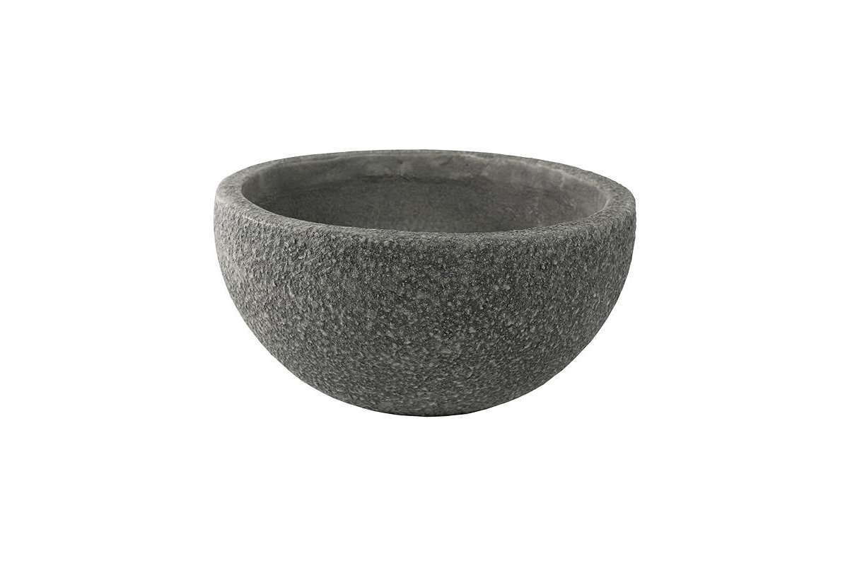 Кашпо sebas (concrete) bowl anthracite d36 h17 см