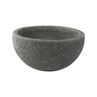 Кашпо sebas (concrete) bowl anthracite d50 h22 см