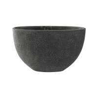 Кашпо sebas (concrete) oval anthracite d58 h35 см