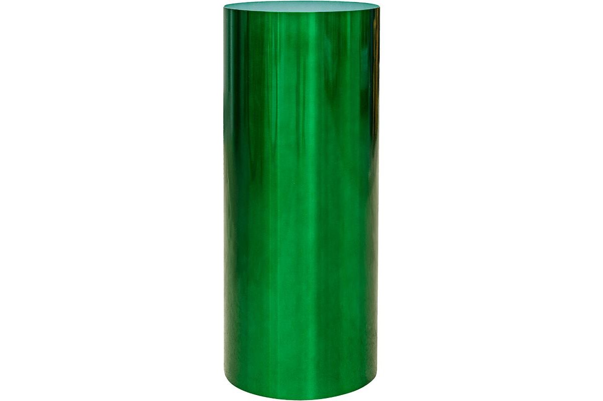 Кашпо superline pilaro on ring transparent green d30 h75 см