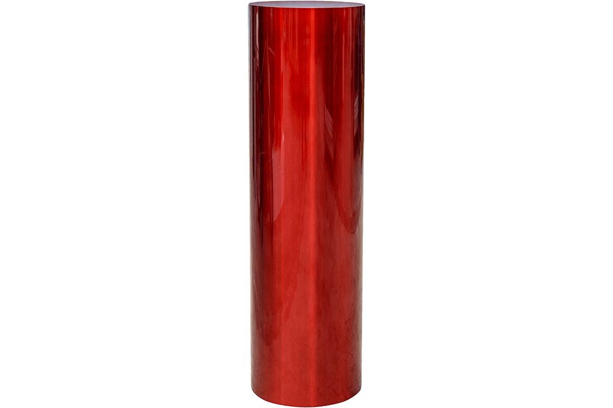 Кашпо superline pilaro on ring transparent red d30 h105 см