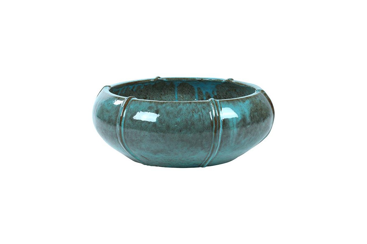 Кашпо turquoise bowl (moda) d76 h29 см