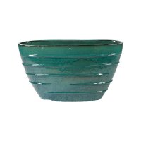 Кашпо turquoise oval (beauty) d90 l35 h50 см