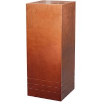 Пьедестал metallic wood matt copper l35 w35 h90 см