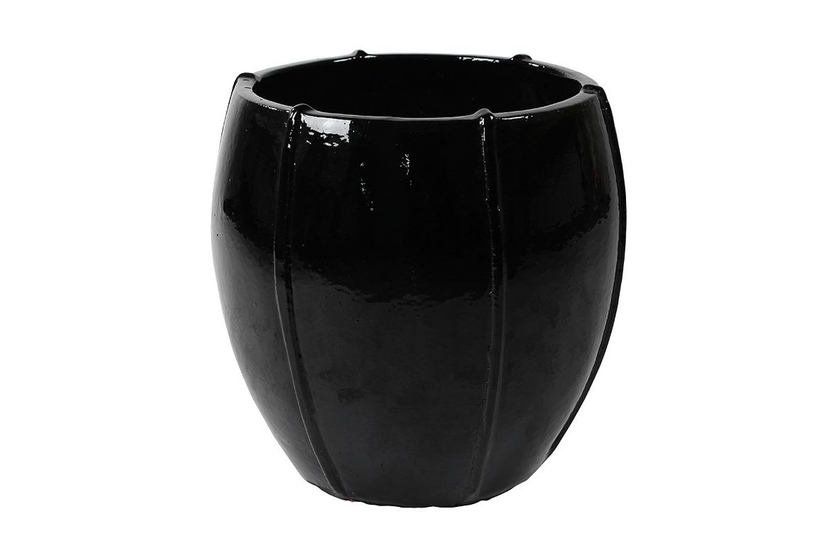 Кашпо black shiny emperor (moda) d55 h55 см