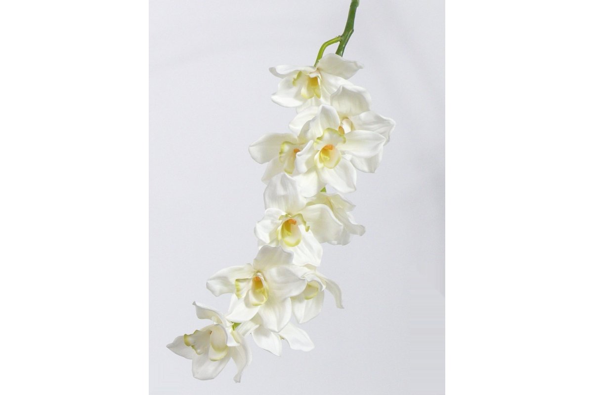 Орхидея Цимбидиум "Jumbo" искусственная кремовая 91 см