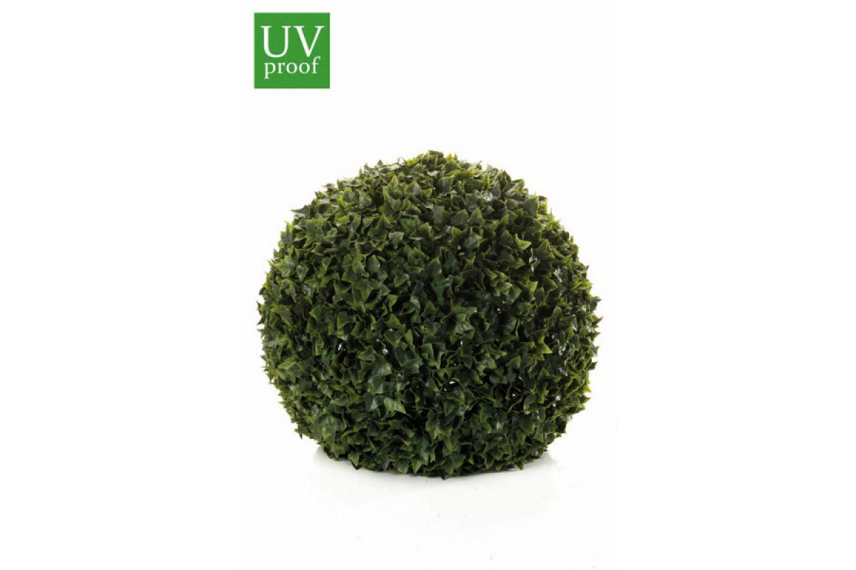 Хедера (плющ) шар декоративный искусственный зеленый 40 см