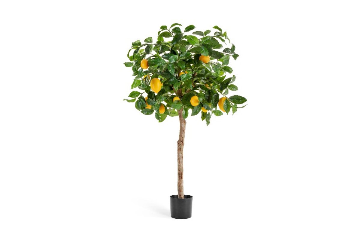 Лимонное дерево искусственное с плодами 110 см