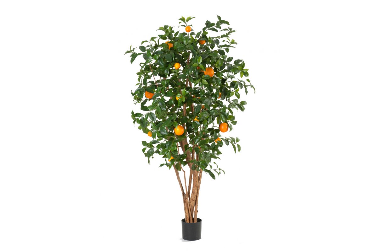 Апельсиновое дерево искусственное с плодами 180 см
