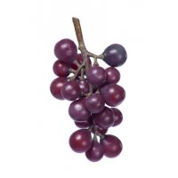 Виноград черный гроздь малая искусственный бордовый 15 см