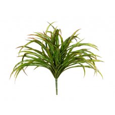 Трава искусственная Ванилла Грасс зеленая с бордо 20 см