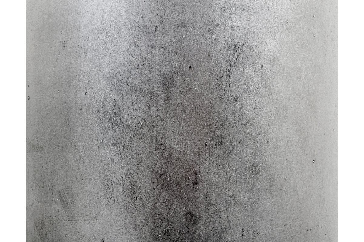 Кашпо Treez Effectory Metal высокий конус Giant серебро 120 см - Фото 4
