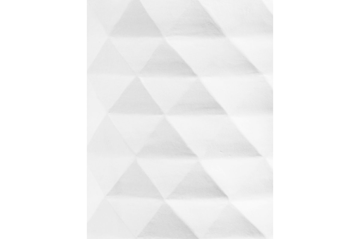 Кашпо Treez Ergo Diamond высокая округлая чаша белая 75 см - Фото 4