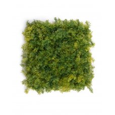 Мох Ягель искусственный зелёный микс 25 x 25 см (коврик)