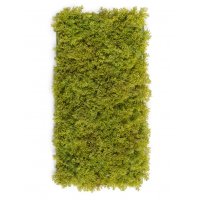 Мох Ягель искусственный светло-зеленый микс 25 x 50 см (коврик)