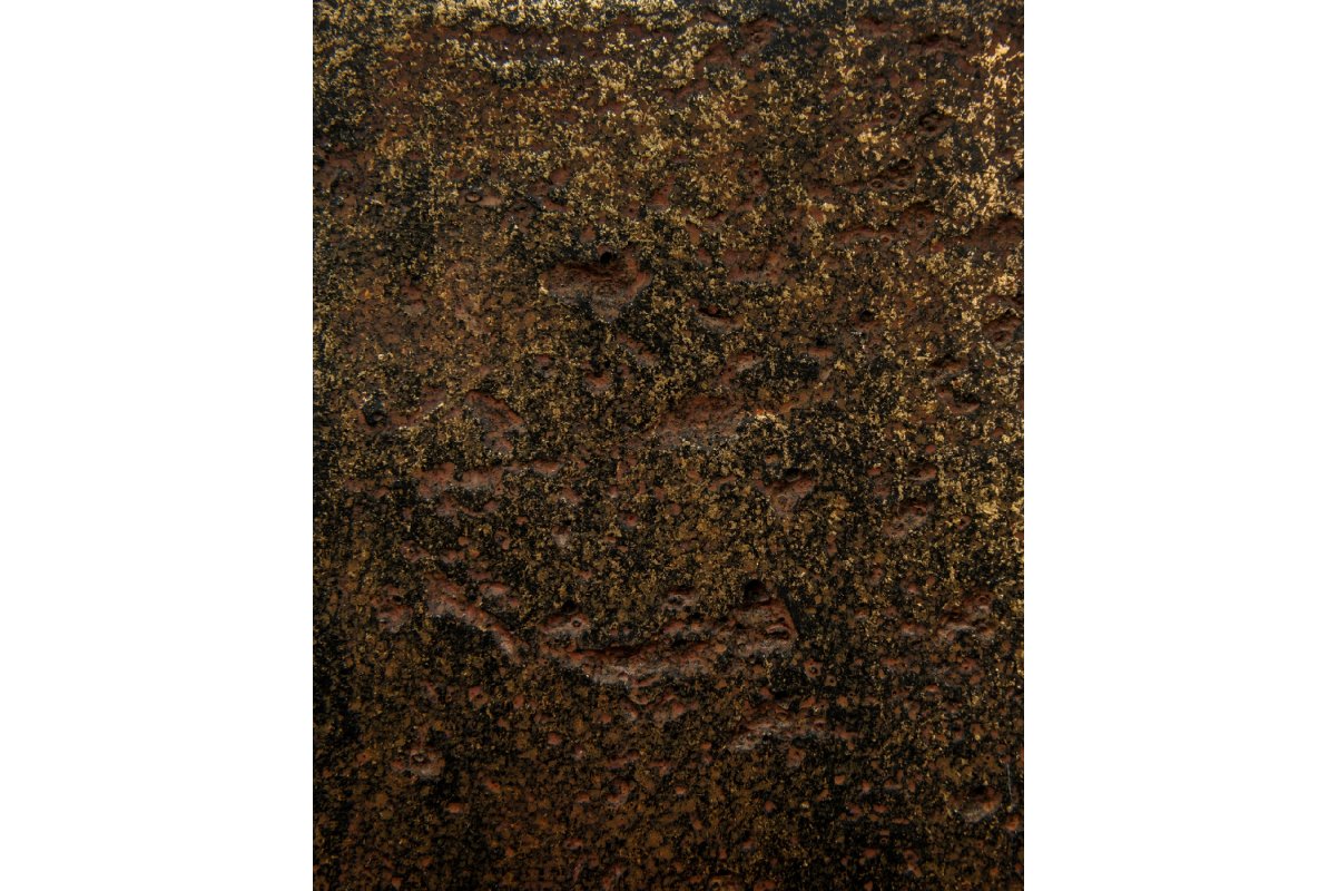 Кашпо Treez Effectory Metal конус чаша Rough с золотой патиной от 30 до 49 см - Фото 4