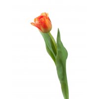 Тюльпан Даймонд искусственный оранжевый 44 см