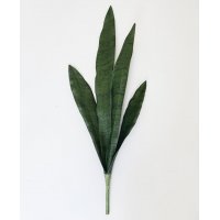 Сансевиерия куст искусственная трехполосная темно-зеленая 64 см