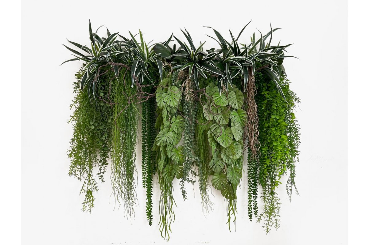 Фитостена из искусственных растений "Лоза Джунгли" 110 см
