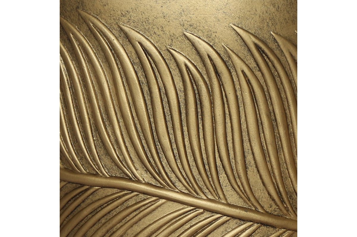 Кашпо Idealist Lite Лист, круглое, золотое, Д44 В44 см, 66.9 л - Фото 4
