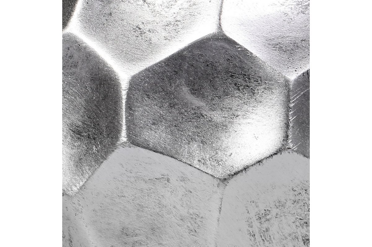 Кашпо Idealist Lite Мозаик, круглое, серебристое, Д29 В15 см, 10 л - Фото 4