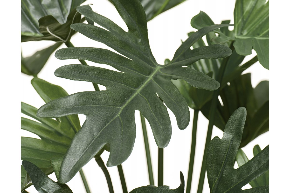 Филодендрон Ксанаду куст искусственный зеленый 45 см - Фото 2