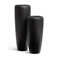Кашпо Treez Effectory Black Stone высокий конус Design антрацит от 75 до 97 см