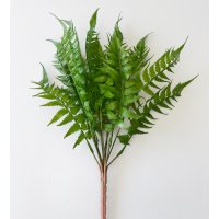 Папоротник Нефролепис искусственный зеленый 13 листов Н45 см