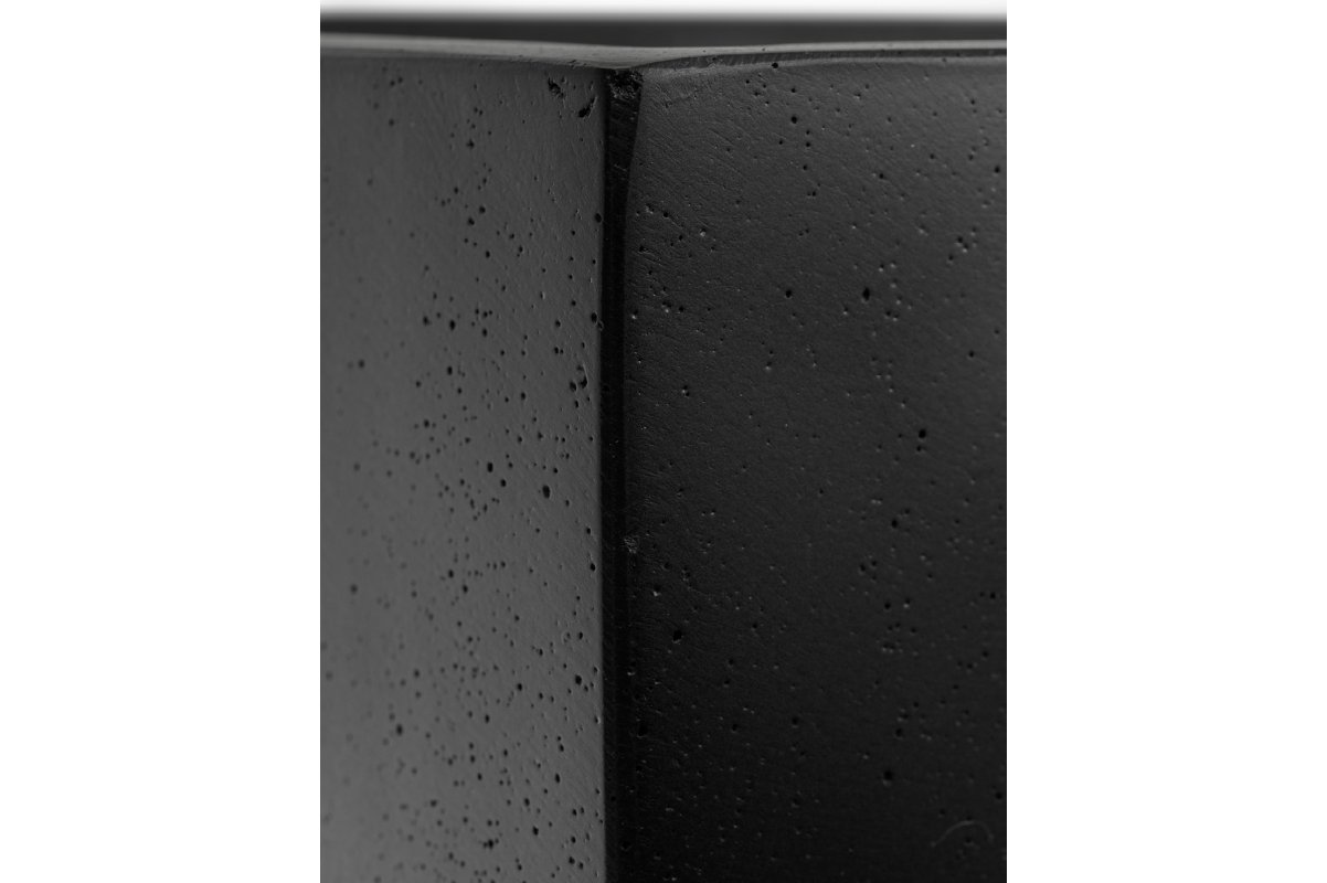 Кашпо Treez Effectory Black Stone низкий прямоугольник антрацит от 40 до 80 см - Фото 5