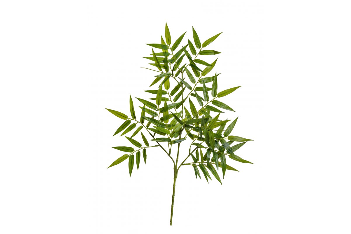 Бамбук Ориенталь искусственный ветвь зеленый 55 см