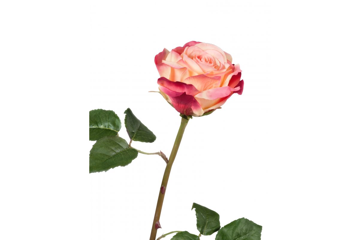 Роза Варди искусственная темно-малиновая 58 см