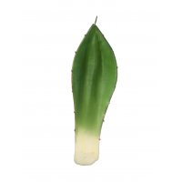 Лист Алоэ искусственный зеленый малый 19 см