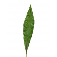 Лист Антуриума Король Джунглей искусственный зеленый 105 см