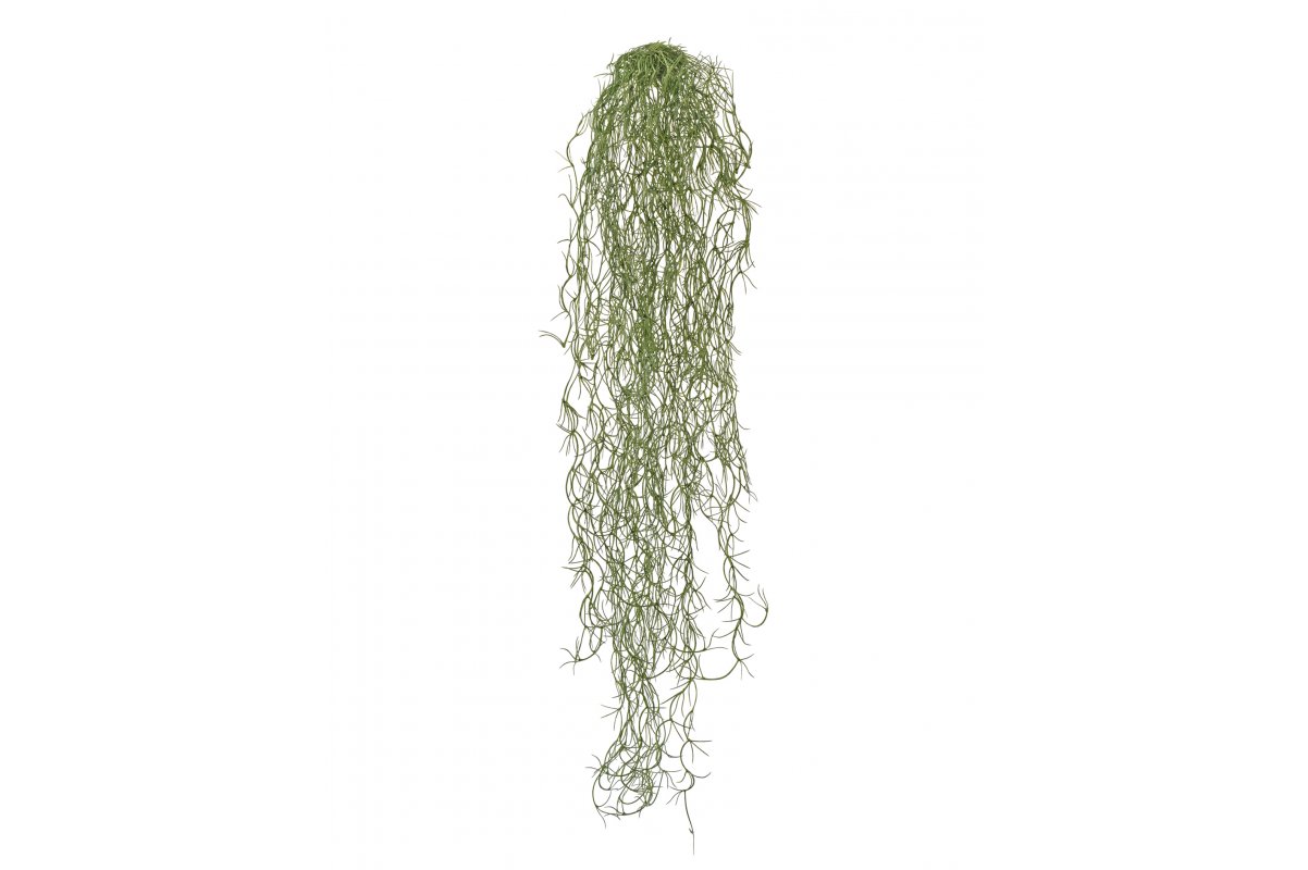 Тилландсия-Паутинка искусственная серо-зеленая припыленная 70 см