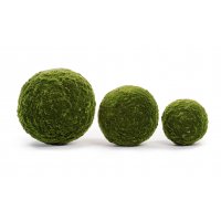 Шар из мха искусственный зеленый 50 см 