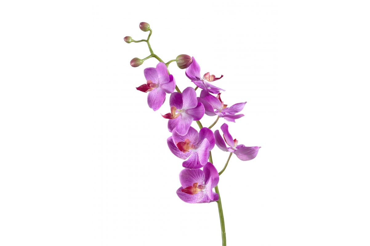 Орхидея Фаленопсис Элегант искусственная светло-фиолетовая 70 см (Real Touch)