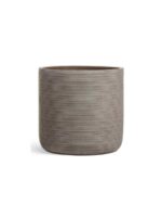 Кашпо напольное для цветов, TREEZ ERGO TreeLine, цилиндр, керамический горшок, капучино , 49x50 см, 96 л, для интерьера, для улицы — изображение 4