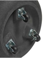 Кашпо напольное для цветов, TREEZ ERGO Hard Rock, цилиндр, керамический горшок, Песок серый беж, 75x73 см, 300 л, для интерьера, для улицы — изображение 4