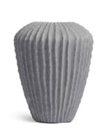 Кашпо напольное для цветов, TREEZ Effectory Moho, Конус, керамический горшок, Дымчато-серый песок, 37x30 см, 8 л, для интерьера, для улицы — изображение 12