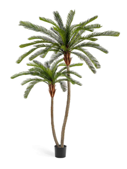 Искусственное дерево Пальма Цикас двухствольная