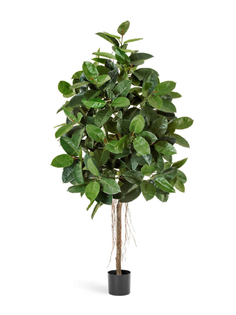Искусственное дерево Фикус Эластика зелёный