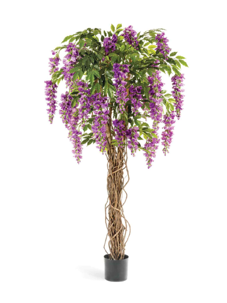 Искусственное дерево Вистерия лиана сиреневая