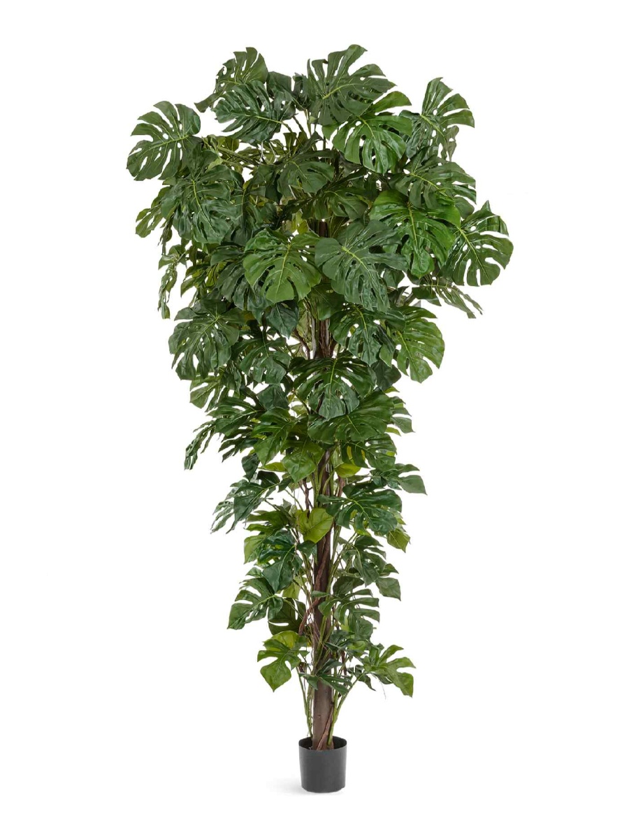 Искусственное дерево Монстера на стволе Гигантская Искусственное дерево Монстера на стволе Гигантская