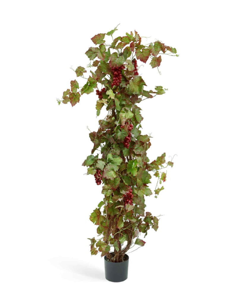 Искусственное дерево Виноградная лоза с красным виноградом 160 см