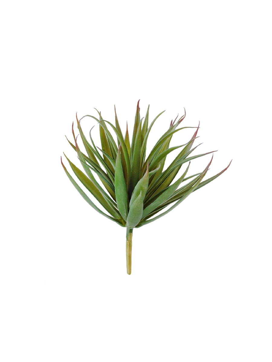 Искусственное растение Суккулент Трава Пик зелёная с бордовыми кончиками Искусственное растение Суккулент Трава Пик зелёная с бордовыми кончиками