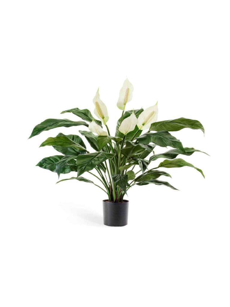 Искусственное растение Спацифилум в горшке