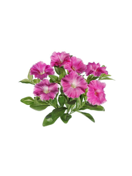 Искусственное растение Петуния куст ярко-сиреневый