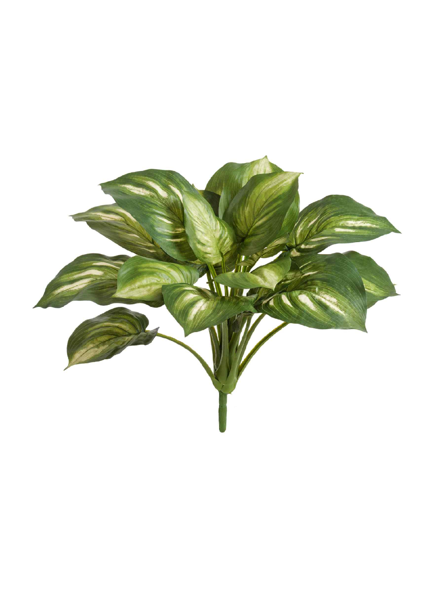 Искусственное растение Хоста бело-зелёная большая Искусственное растение Хоста бело-зелёная большая